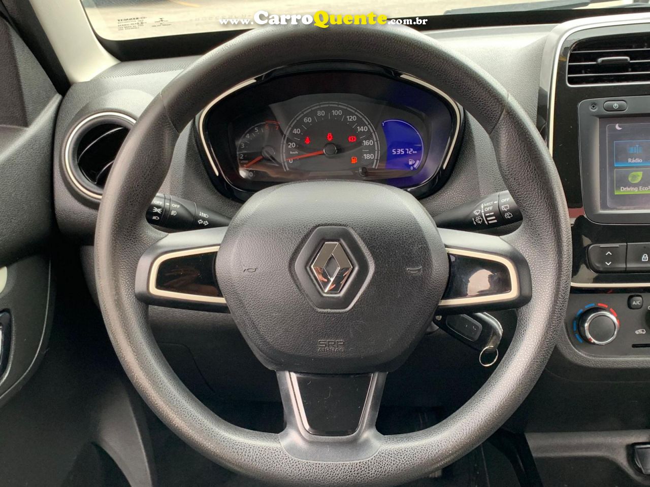 RENAULT   KWID INTENSE 1.0 FLEX 12V 5P MEC.   BRANCO 2019 1.0 FLEX - Loja