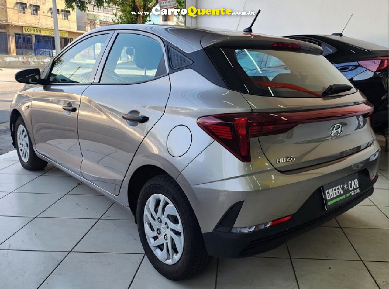 HYUNDAI   HB20 SENSE 1.0 FLEX 12V MEC.   PRATA 2023 1.0 FLEX - Loja