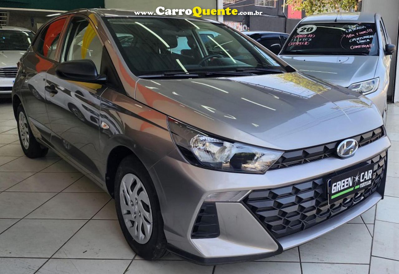 HYUNDAI   HB20 SENSE 1.0 FLEX 12V MEC.   PRATA 2023 1.0 FLEX - Loja