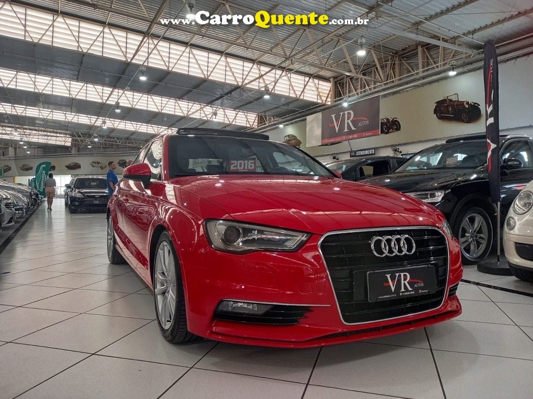 AUDI A3 2.0 TFSI SEDAN AMBITION 16V BLINDADA KM 83.000 COM TETO - Loja