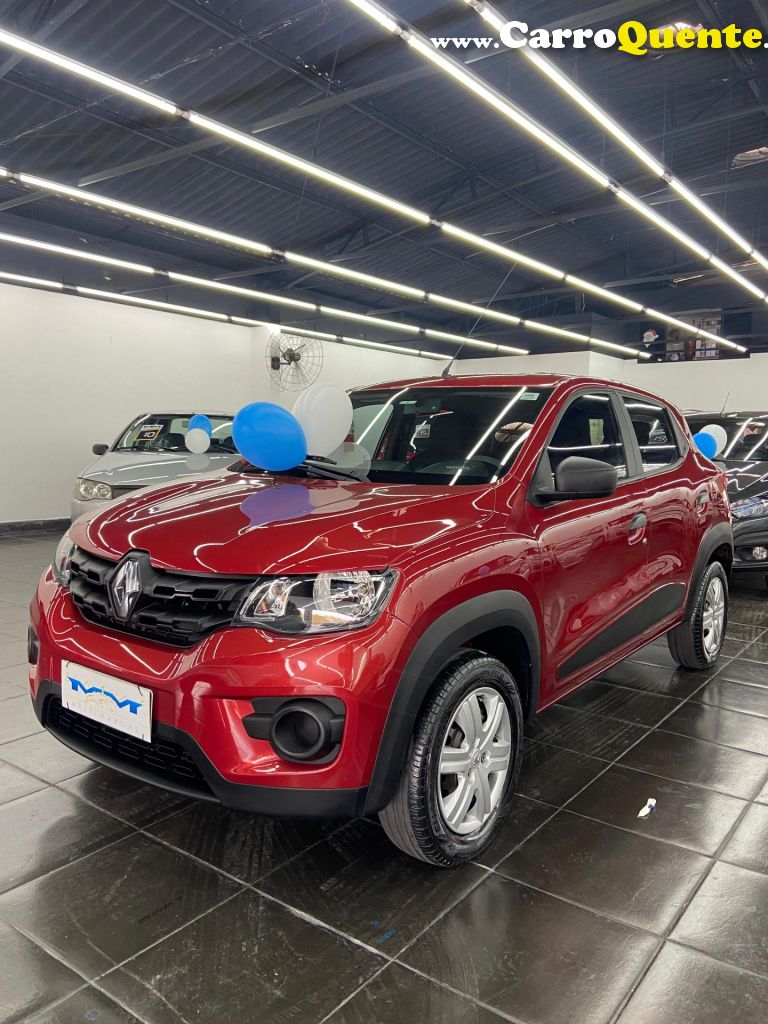 RENAULT   KWID ZEN 1.0 FLEX 12V 5P MEC.   VERMELHO 2021 1.0 FLEX - Loja