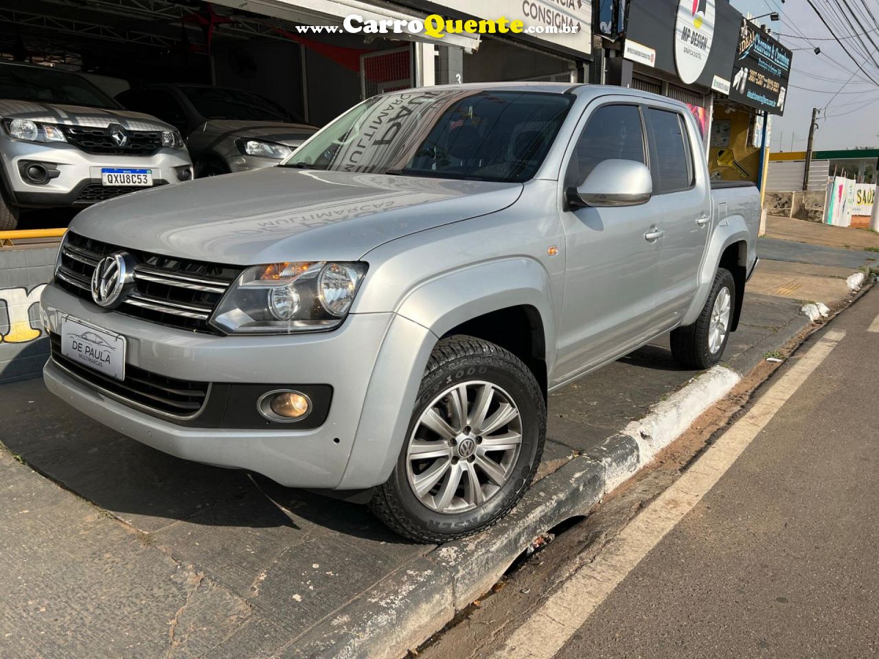 VOLKSWAGEN   AMAROK HIG.ULTIMATE CD 2.0 4X4 DIES. AUT   PRATA 2016 2.0 DIESEL - Loja