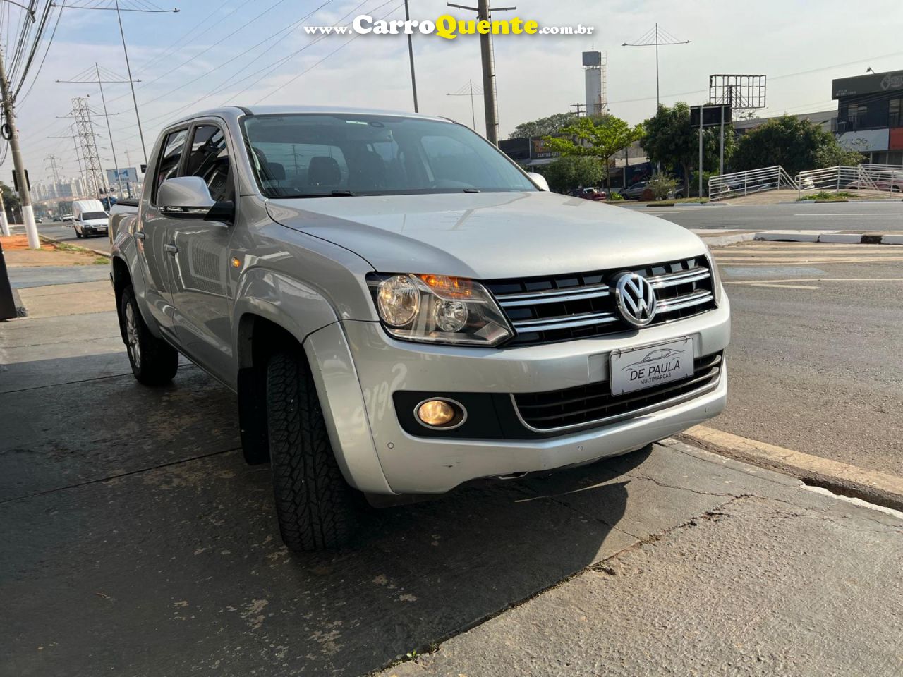 VOLKSWAGEN   AMAROK HIG.ULTIMATE CD 2.0 4X4 DIES. AUT   PRATA 2016 2.0 DIESEL - Loja