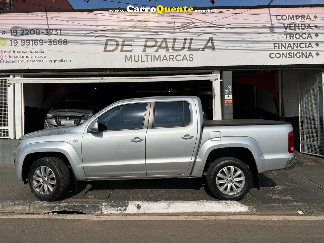 VOLKSWAGEN   AMAROK HIG.ULTIMATE CD 2.0 4X4 DIES. AUT   PRATA 2016 2.0 DIESEL - Loja