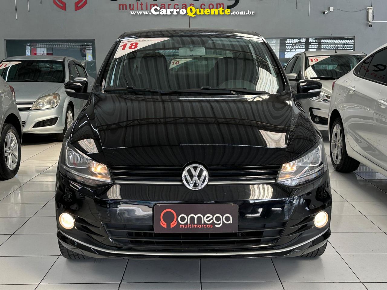 VOLKSWAGEN   FOX CONNECT 1.6 FLEX 8V 5P   PRETO 2018 1.6 FLEX - Loja