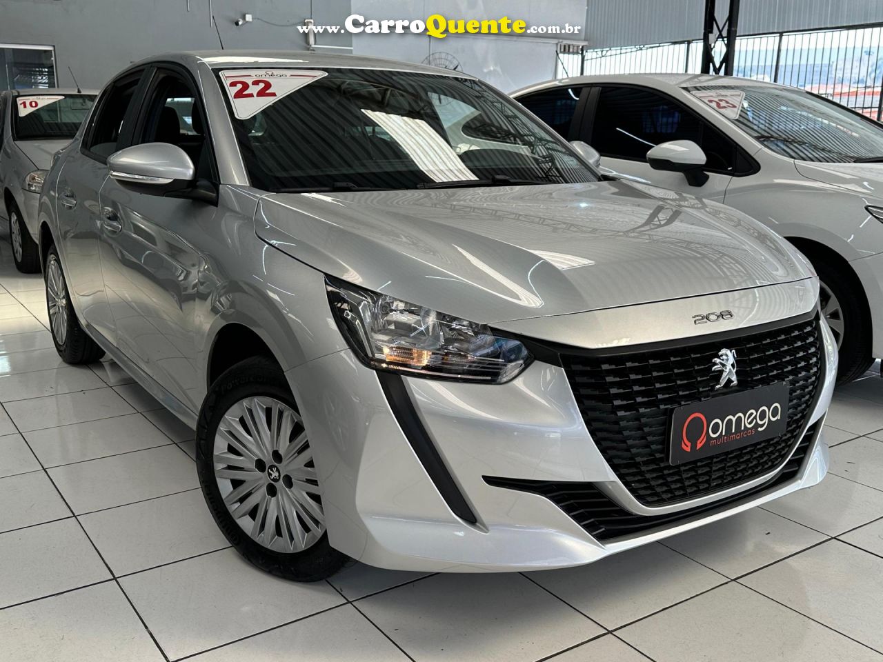 PEUGEOT   208 LIKE ESSENCIAL 1.6 FLEX 16V 5P MEC.   PRATA 2022 1.6 FLEX - Loja