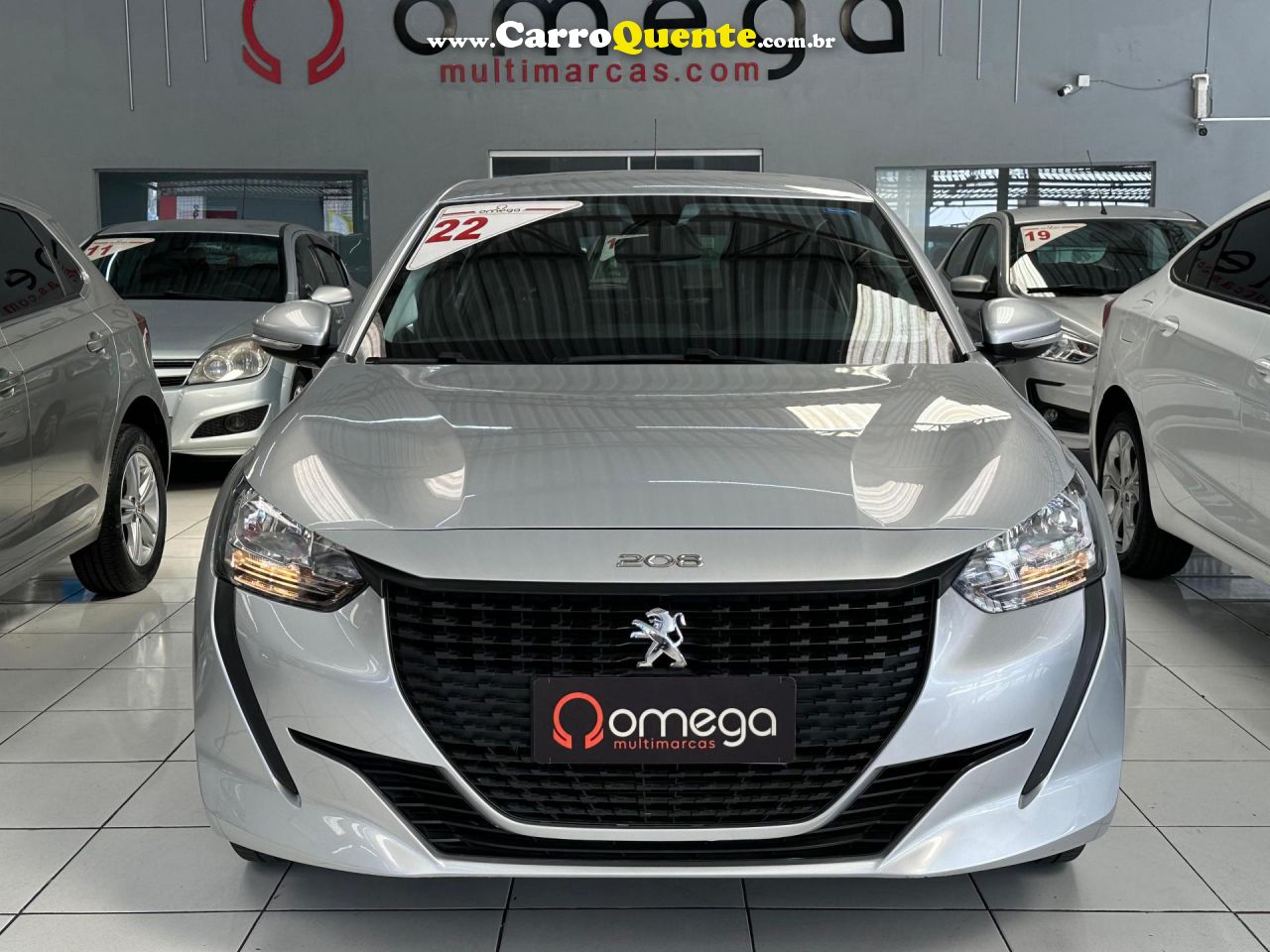 PEUGEOT   208 LIKE ESSENCIAL 1.6 FLEX 16V 5P MEC.   PRATA 2022 1.6 FLEX - Loja