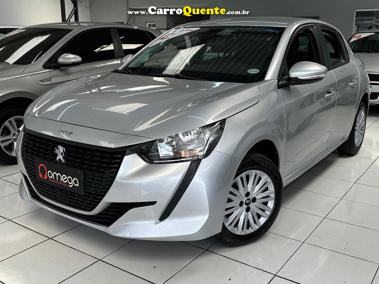 PEUGEOT   208 LIKE ESSENCIAL 1.6 FLEX 16V 5P MEC.   PRATA 2022 1.6 FLEX - Loja