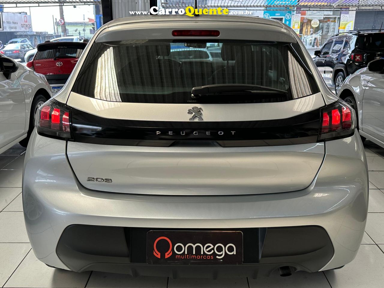 PEUGEOT   208 LIKE ESSENCIAL 1.6 FLEX 16V 5P MEC.   PRATA 2022 1.6 FLEX - Loja