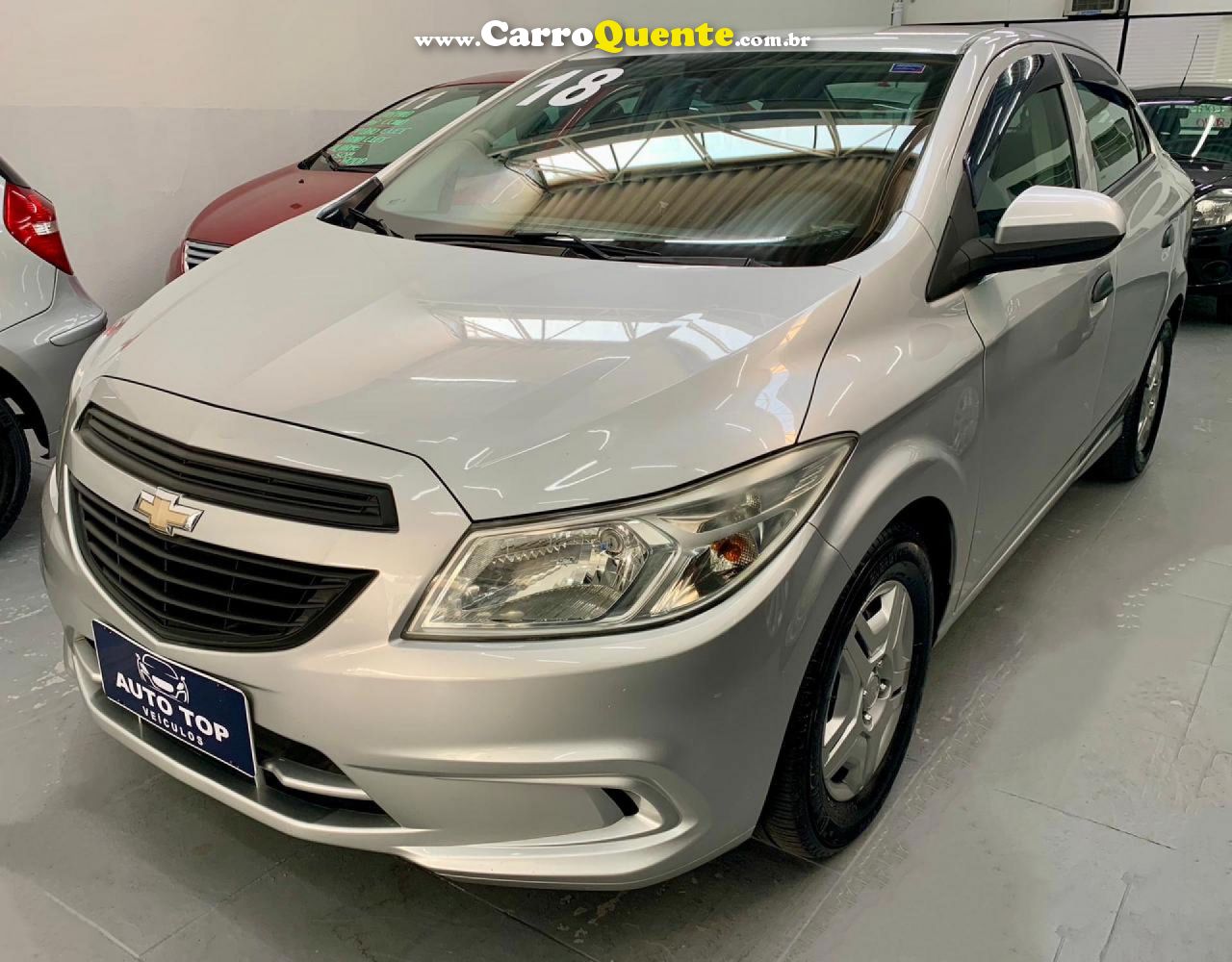 CHEVROLET   PRISMA SED. JOY LS 1.0 8V FLEXPOWER 4P   PRATA 2018 1.0 FLEX - Loja