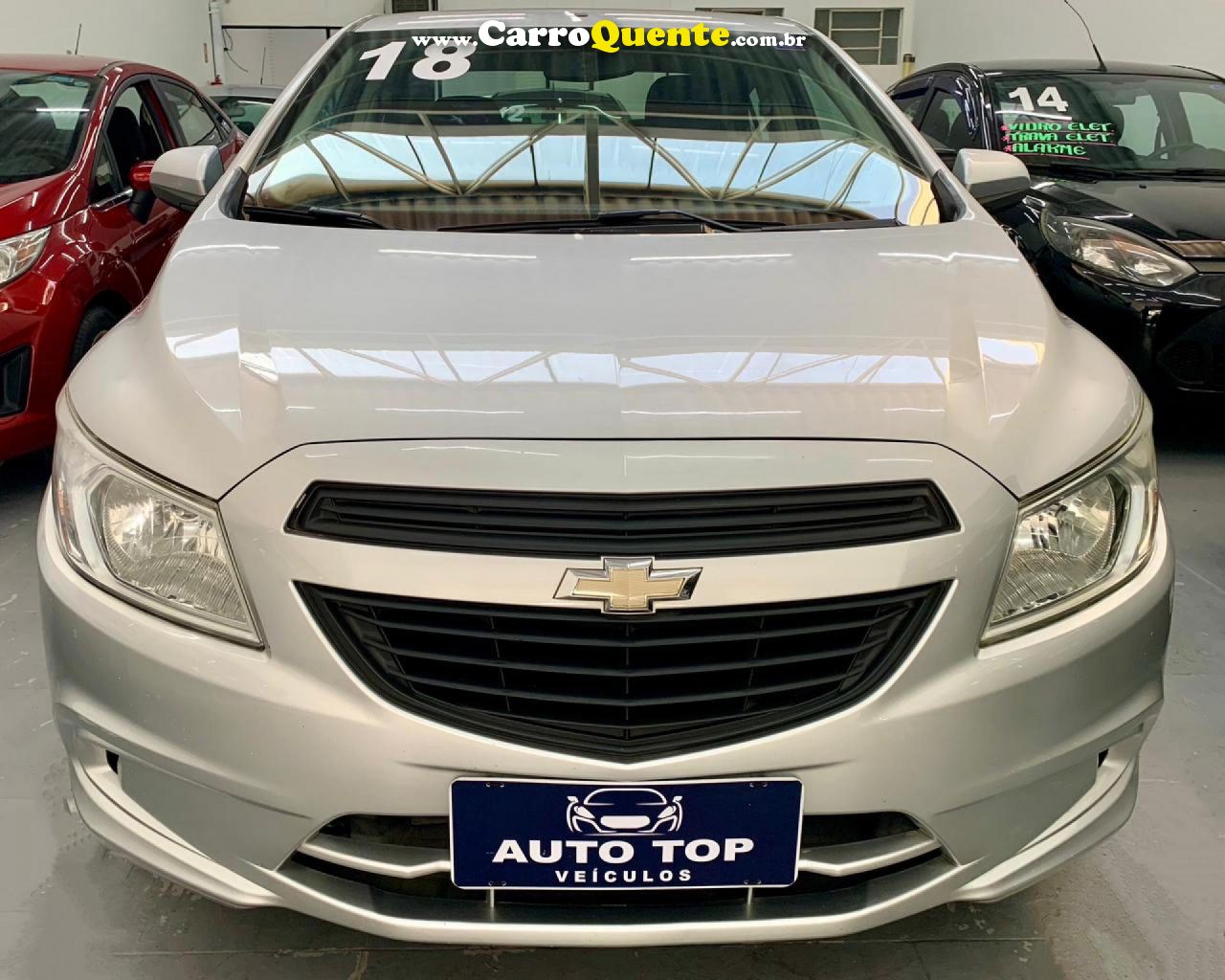 CHEVROLET   PRISMA SED. JOY LS 1.0 8V FLEXPOWER 4P   PRATA 2018 1.0 FLEX - Loja