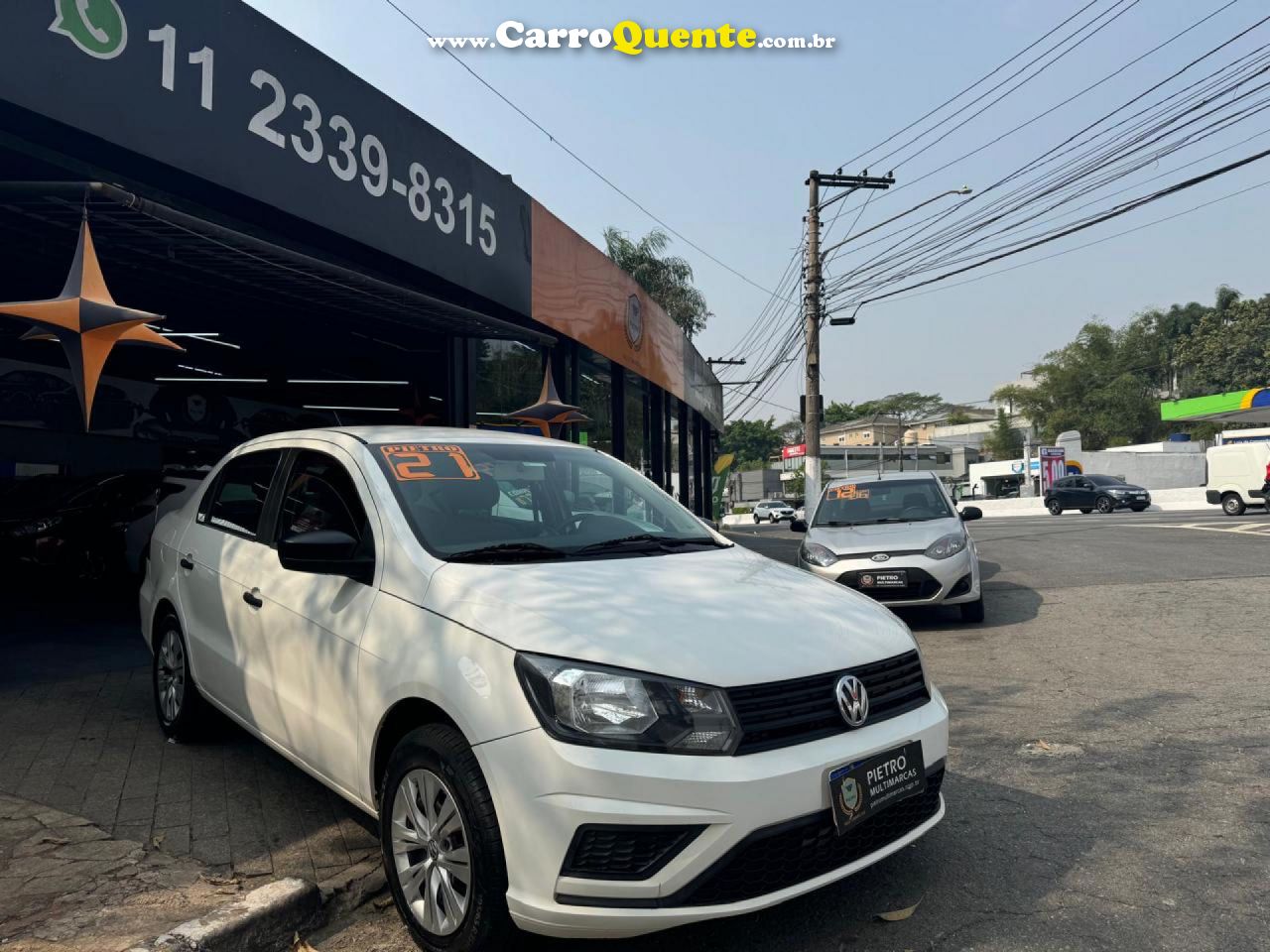 VOLKSWAGEN   VOYAGE 1.6 MSI FLEX 8V 4P   BRANCO 2021 1.6 FLEX - Loja