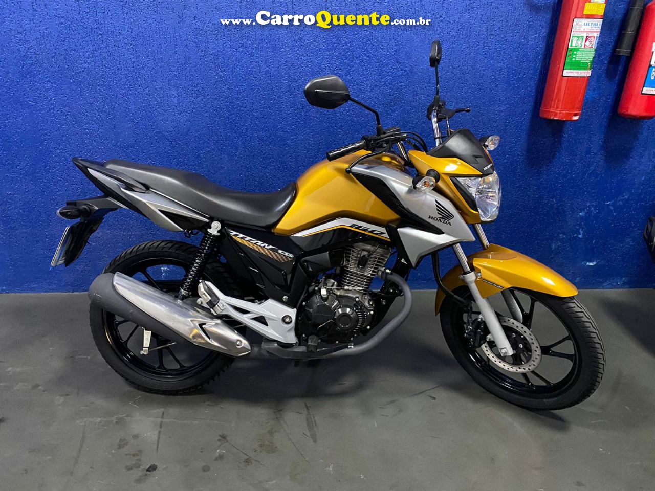 HONDA   CG 160 TITAN FLEXONEED.ESPECIAL 40 ANOS   AMARELO 2022 160 GASOLINA - Loja