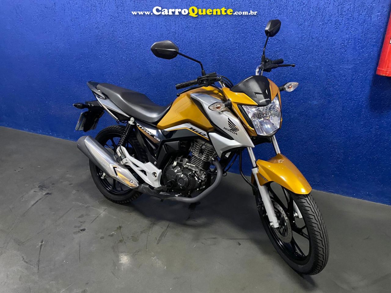 HONDA   CG 160 TITAN FLEXONEED.ESPECIAL 40 ANOS   AMARELO 2022 160 GASOLINA - Loja