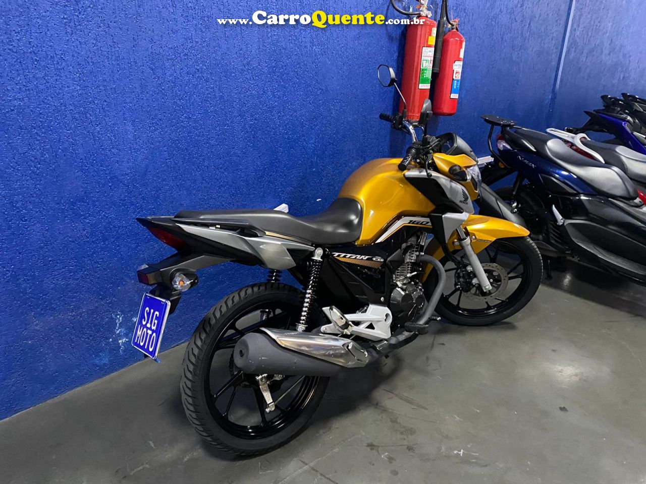 HONDA   CG 160 TITAN FLEXONEED.ESPECIAL 40 ANOS   AMARELO 2022 160 GASOLINA - Loja