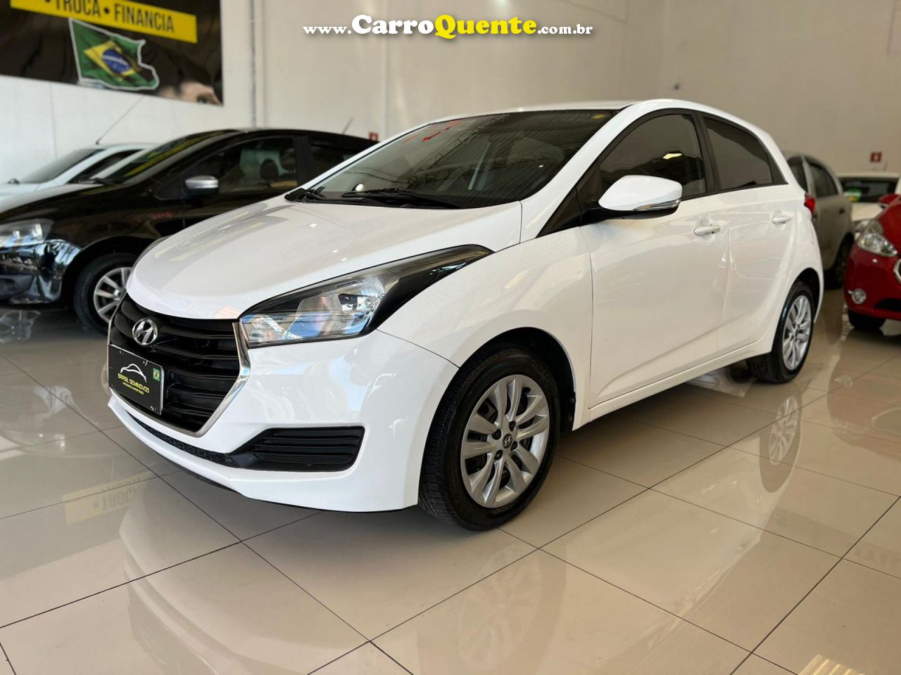 HYUNDAI   HB20 COMF.C.PLUSC.STYLE 1.0 FLEX 12V   BRANCO 2017 1.0 FLEX - Loja