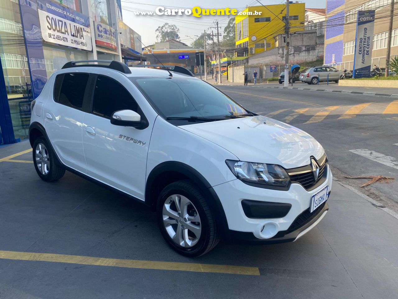 RENAULT   SANDERO STEPWAY FLEX 1.6 16V 5P   BRANCO 2020 1.6 FLEX - Loja