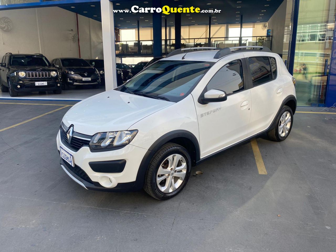 RENAULT   SANDERO STEPWAY FLEX 1.6 16V 5P   BRANCO 2020 1.6 FLEX - Loja