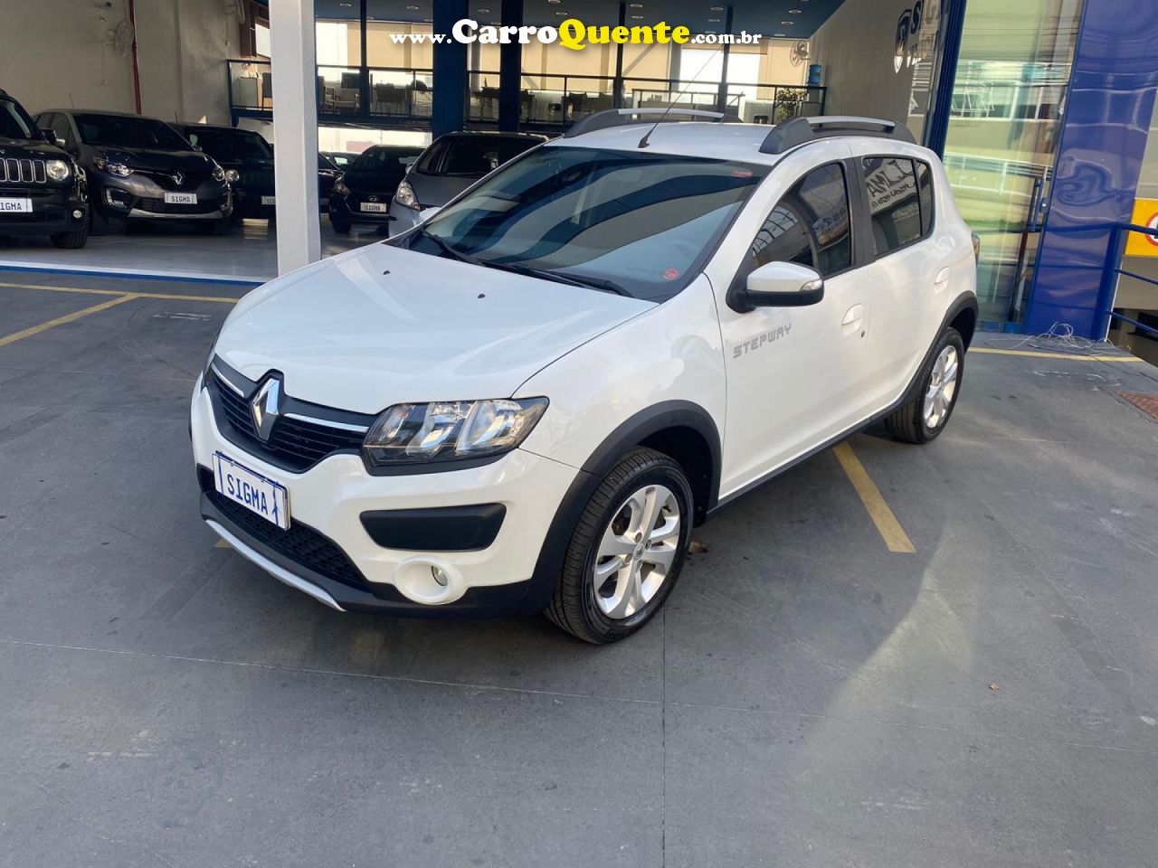 RENAULT   SANDERO STEPWAY FLEX 1.6 16V 5P   BRANCO 2020 1.6 FLEX - Loja