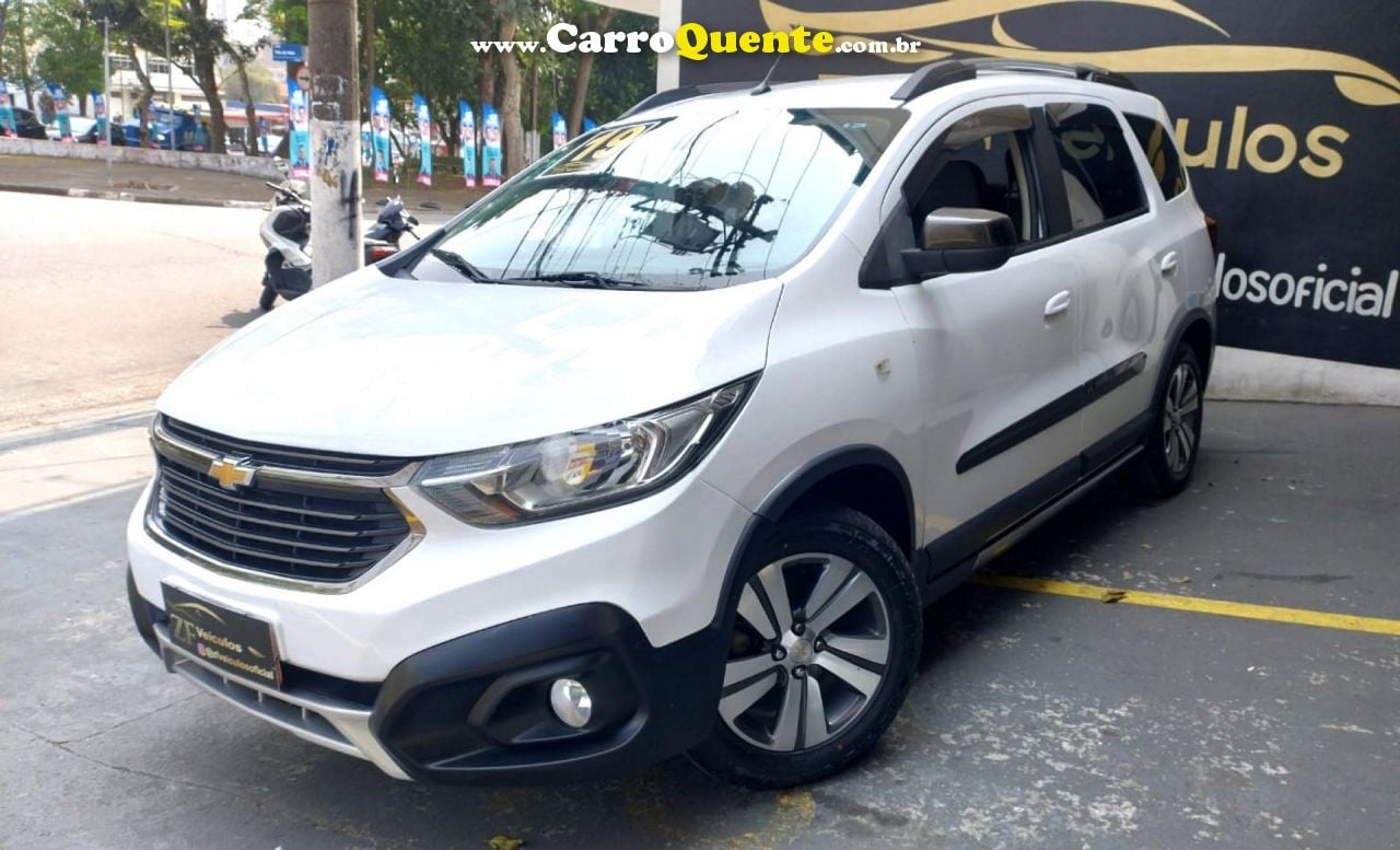 CHEVROLET   SPIN ACTIV7 1.8 8V ECONO.FLEX 5P AUT.   BRANCO 2019 1.8 FLEX - Loja