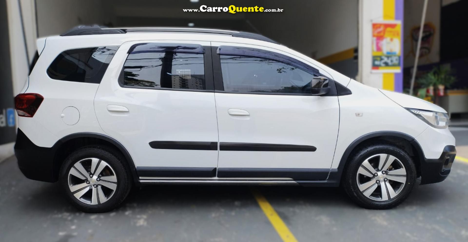 CHEVROLET   SPIN ACTIV7 1.8 8V ECONO.FLEX 5P AUT.   BRANCO 2019 1.8 FLEX - Loja