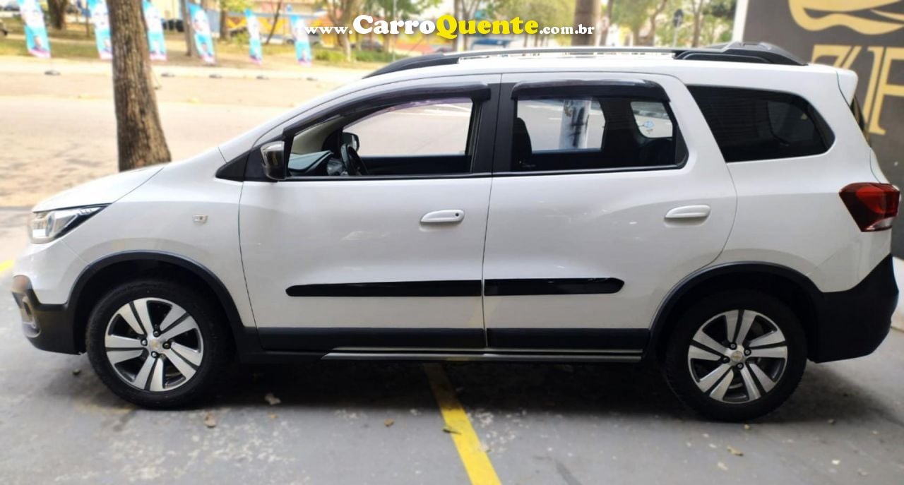 CHEVROLET   SPIN ACTIV7 1.8 8V ECONO.FLEX 5P AUT.   BRANCO 2019 1.8 FLEX - Loja