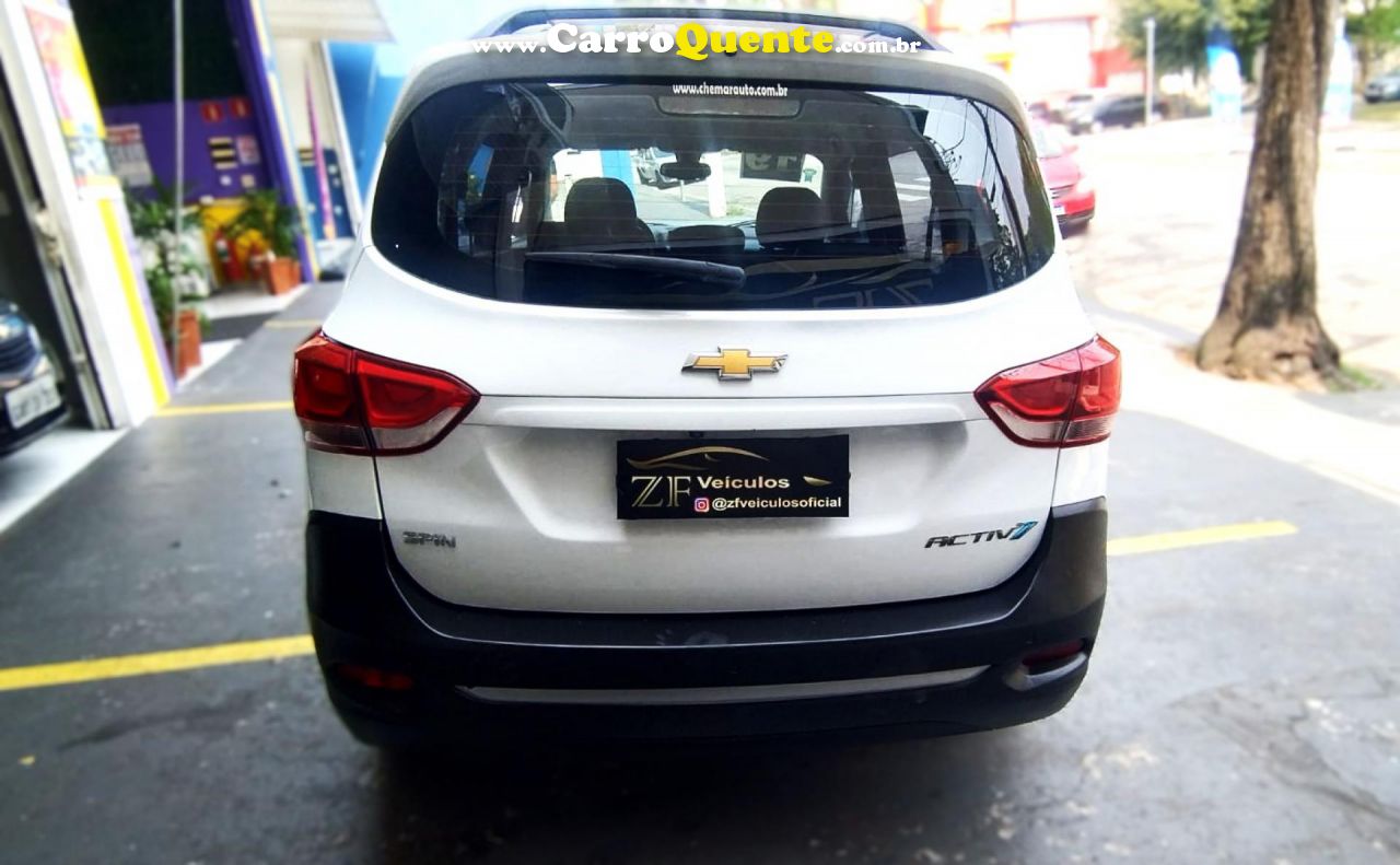 CHEVROLET   SPIN ACTIV7 1.8 8V ECONO.FLEX 5P AUT.   BRANCO 2019 1.8 FLEX - Loja