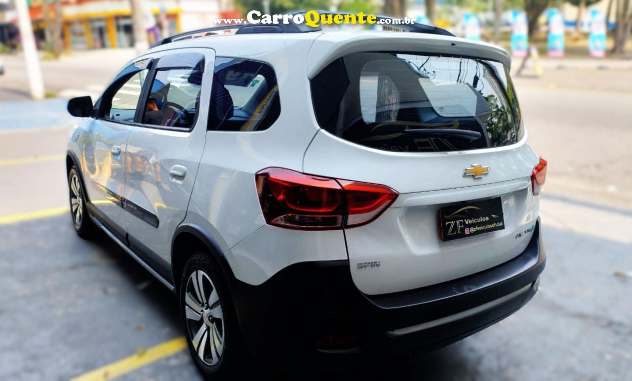 CHEVROLET   SPIN ACTIV7 1.8 8V ECONO.FLEX 5P AUT.   BRANCO 2019 1.8 FLEX - Loja