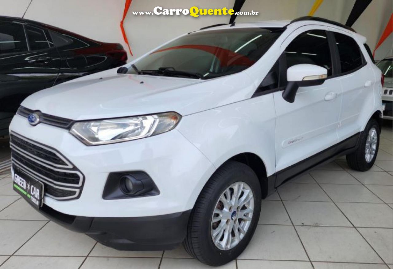 FORD   ECOSPORT SE 1.6 16V FLEX 5P MEC.   BRANCO 2015 1.6 FLEX - Loja