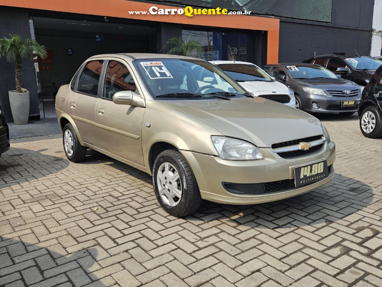 CHEVROLET   CLASSIC LIFELS 1.0 VHC FLEXP. 4P   BEGE 2014 1.0 FLEX - Loja