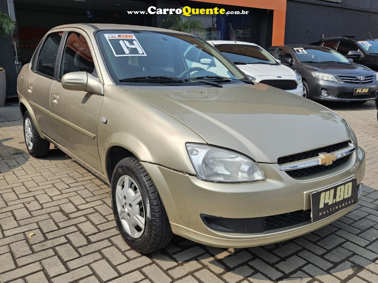 CHEVROLET   CLASSIC LIFELS 1.0 VHC FLEXP. 4P   BEGE 2014 1.0 FLEX - Loja