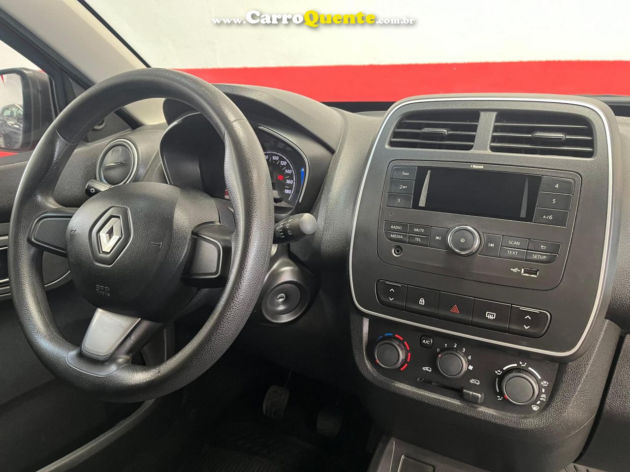 RENAULT   KWID ZEN 1.0 FLEX 12V 5P MEC.   VERMELHO 2021 1.0 FLEX - Loja