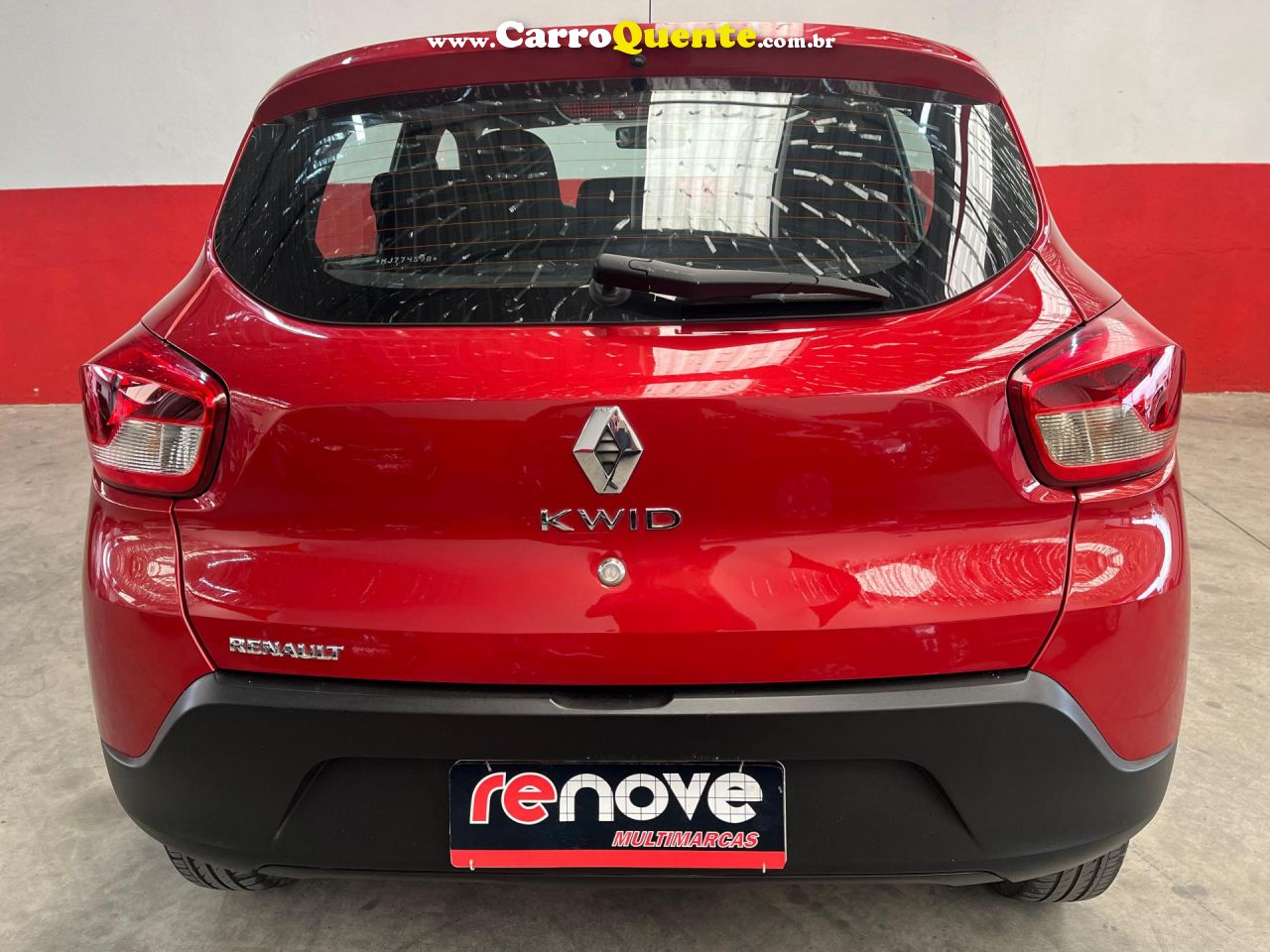 RENAULT   KWID ZEN 1.0 FLEX 12V 5P MEC.   VERMELHO 2021 1.0 FLEX - Loja