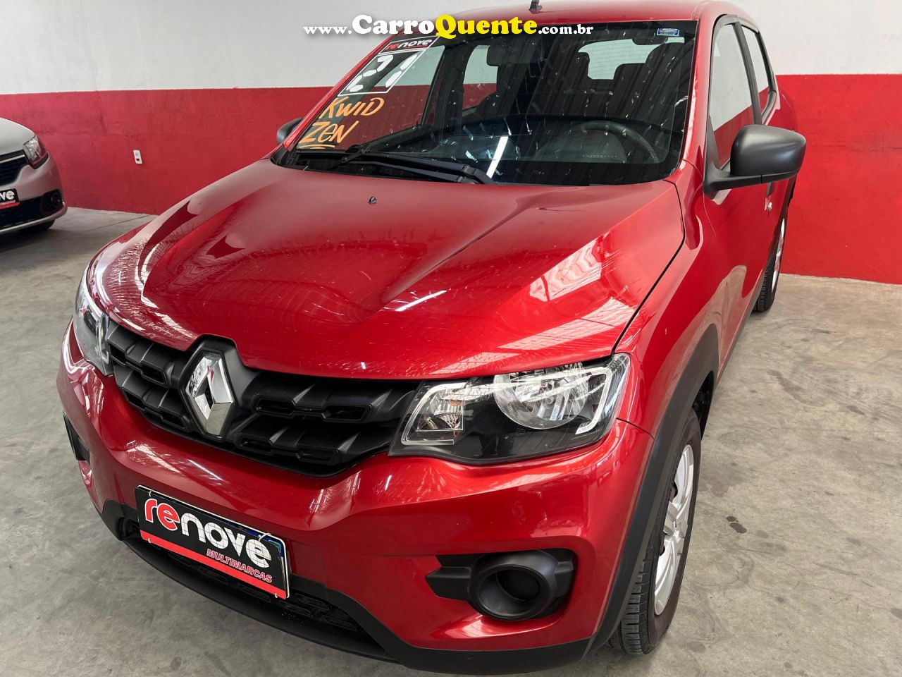 RENAULT   KWID ZEN 1.0 FLEX 12V 5P MEC.   VERMELHO 2021 1.0 FLEX - Loja