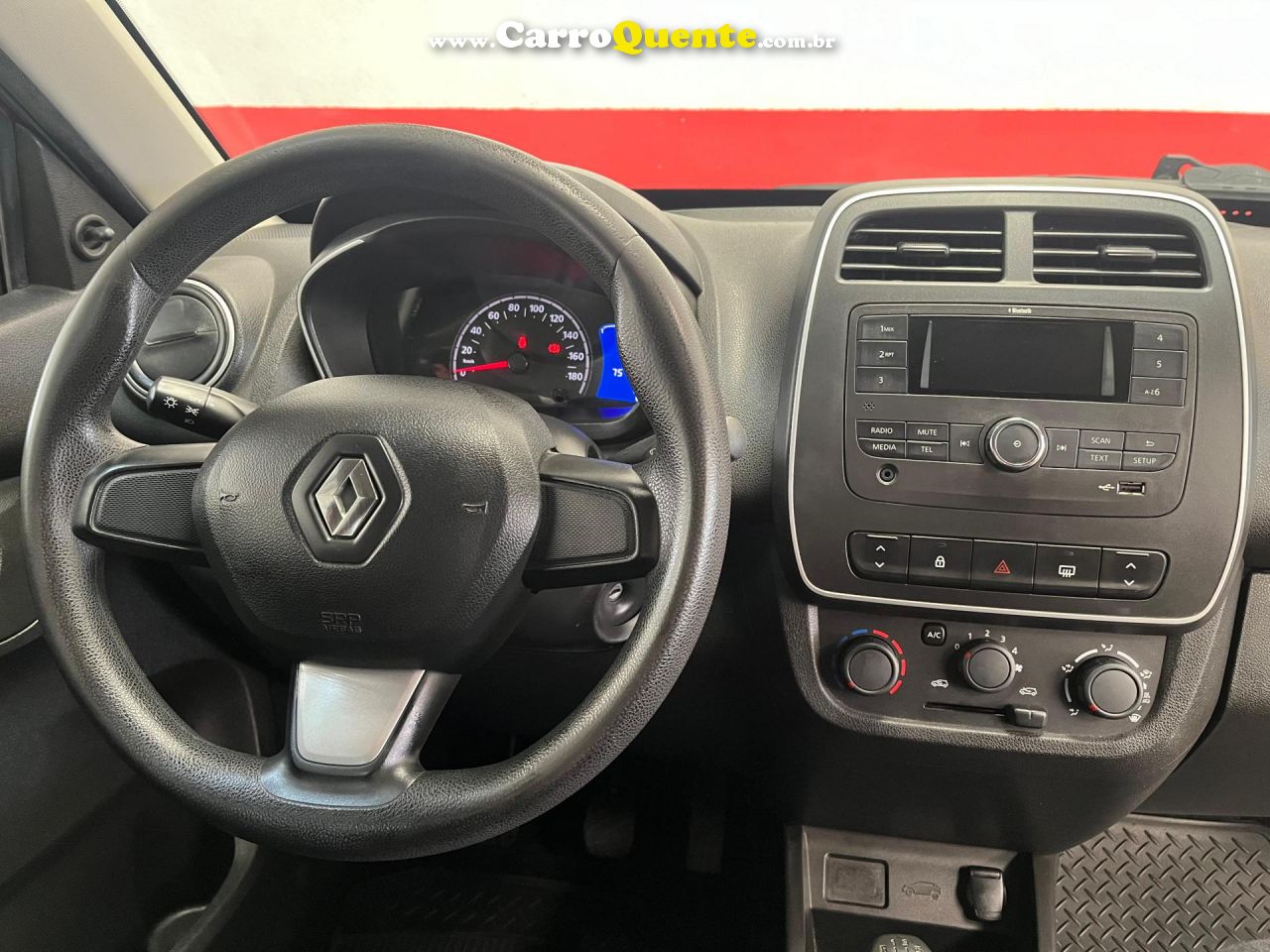 RENAULT   KWID ZEN 1.0 FLEX 12V 5P MEC.   VERMELHO 2021 1.0 FLEX - Loja