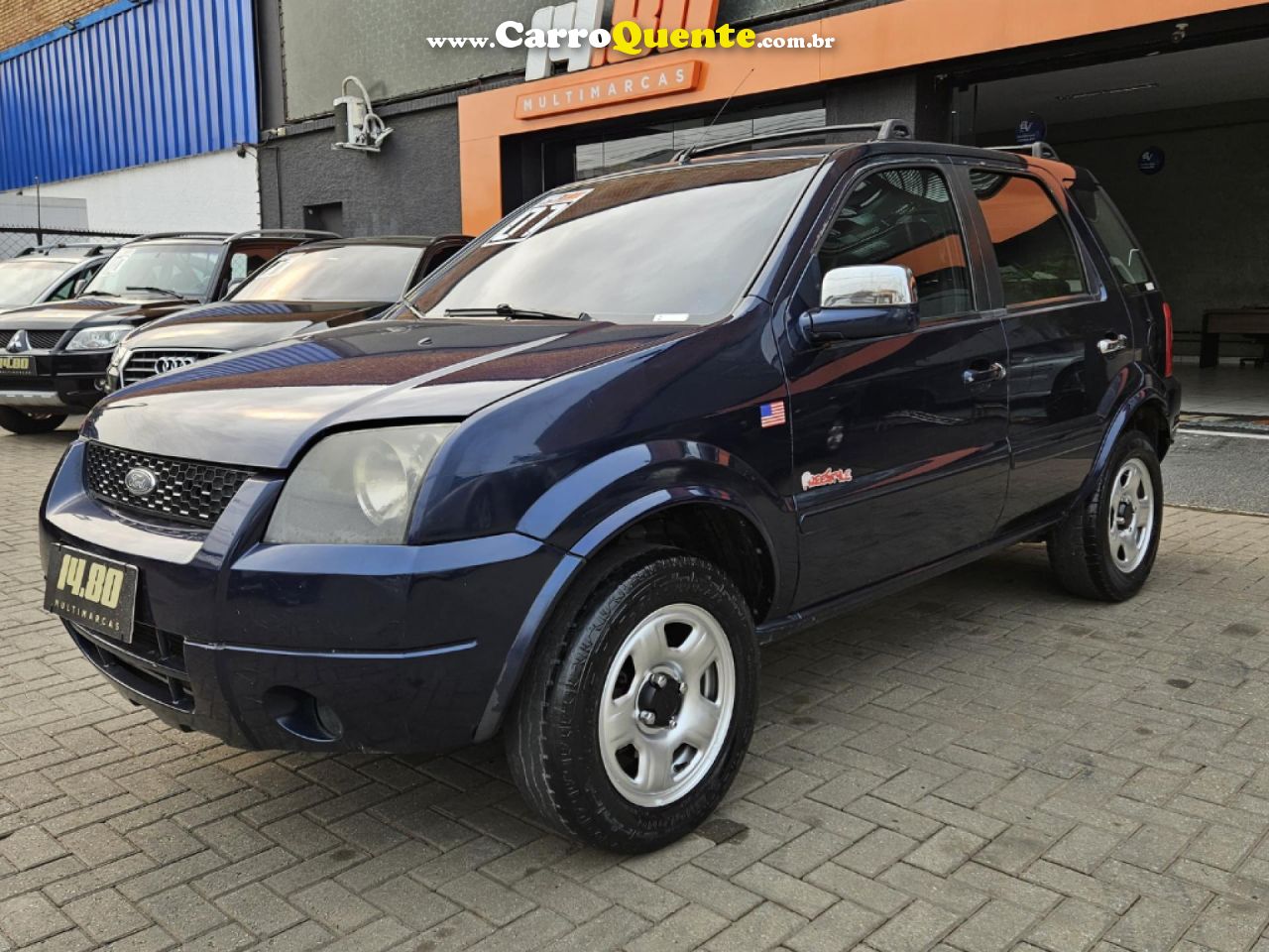 FORD   ECOSPORT XLS FREESTYLE 1.6 FLEX 8V 5P   AZUL 2007 1.6 FLEX - Loja