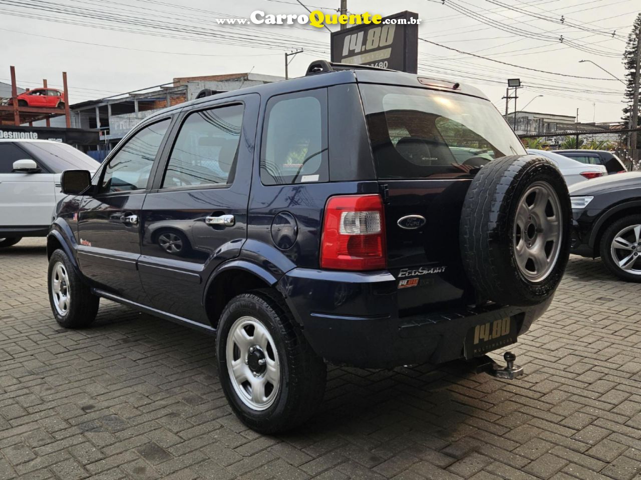 FORD   ECOSPORT XLS FREESTYLE 1.6 FLEX 8V 5P   AZUL 2007 1.6 FLEX - Loja