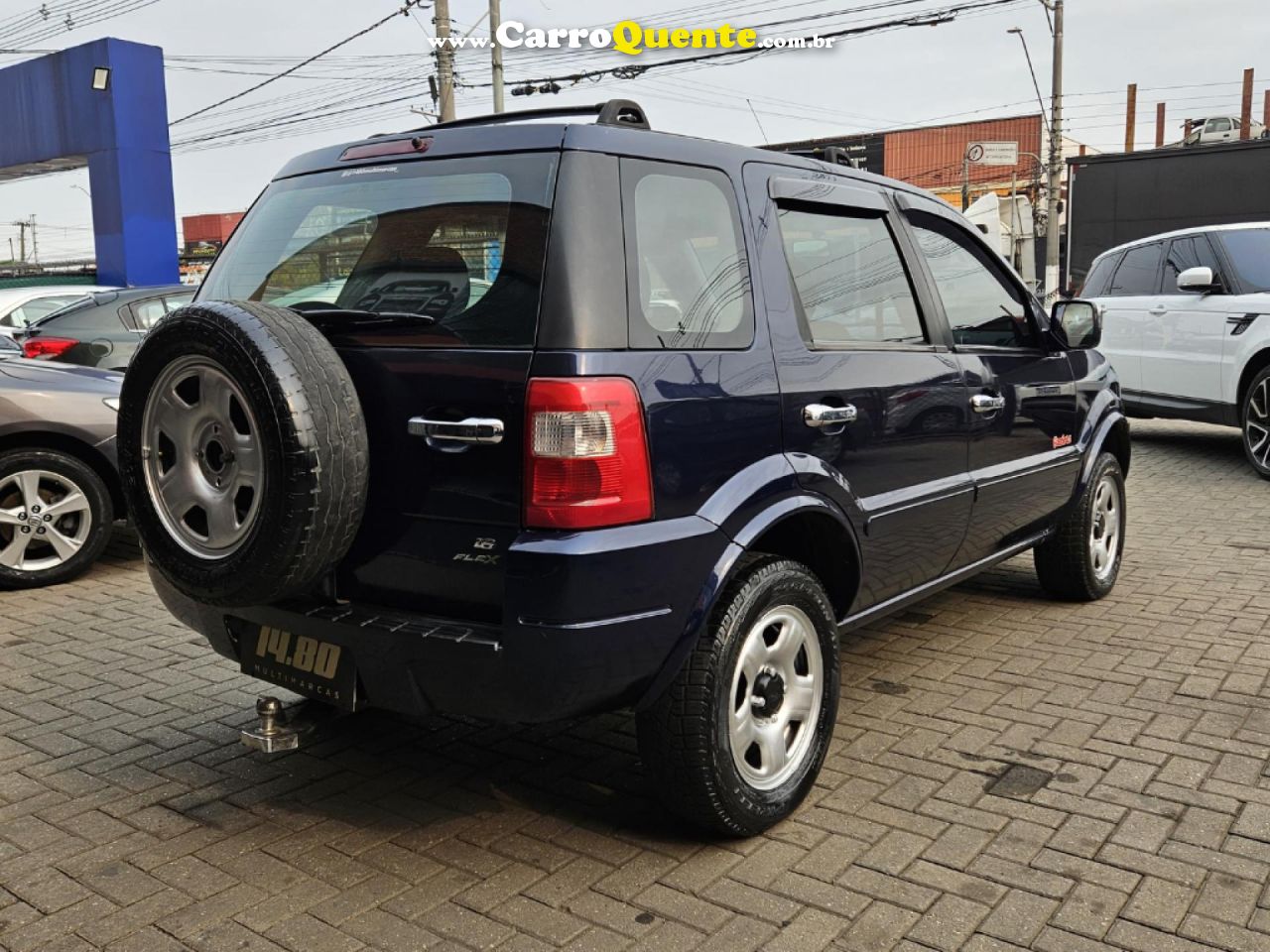 FORD   ECOSPORT XLS FREESTYLE 1.6 FLEX 8V 5P   AZUL 2007 1.6 FLEX - Loja