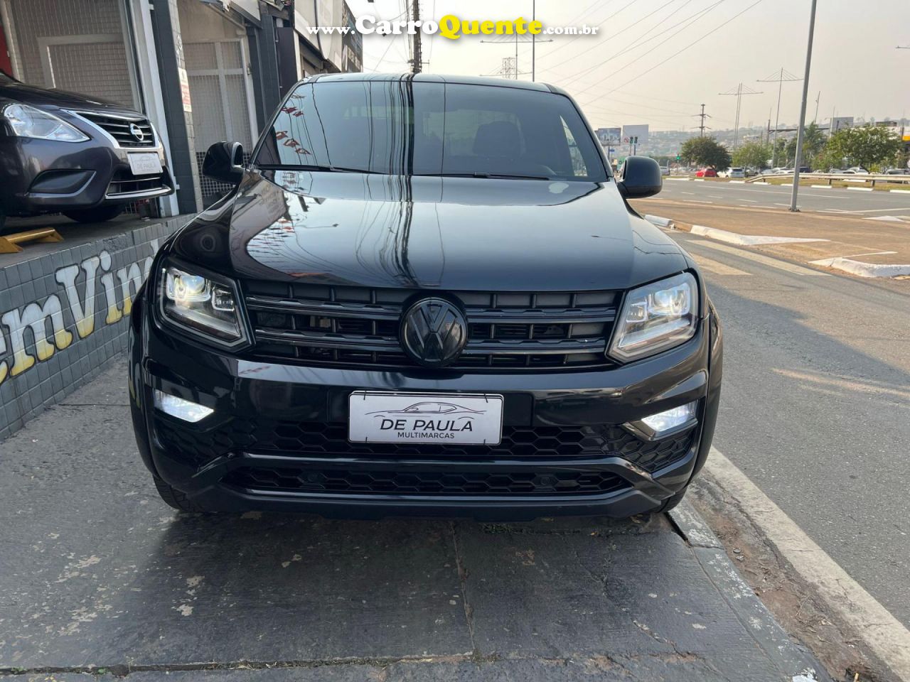 VOLKSWAGEN   AMAROK EXTREME CD 3.0 4X4 TB DIES. AUT.   PRETO 2019 3.0 DIESEL - Loja