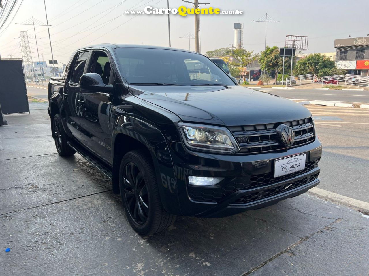 VOLKSWAGEN   AMAROK EXTREME CD 3.0 4X4 TB DIES. AUT.   PRETO 2019 3.0 DIESEL - Loja