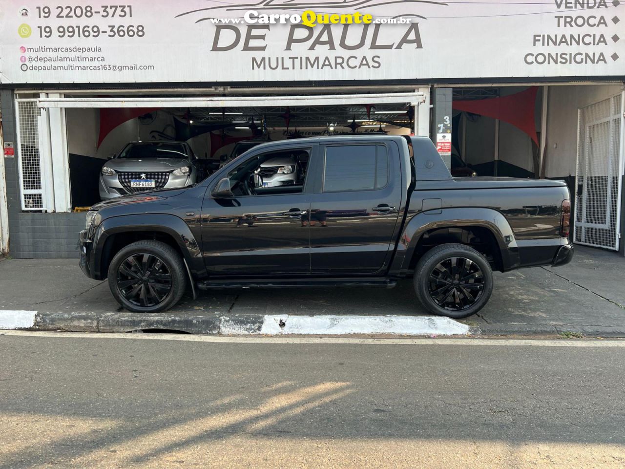 VOLKSWAGEN   AMAROK EXTREME CD 3.0 4X4 TB DIES. AUT.   PRETO 2019 3.0 DIESEL - Loja