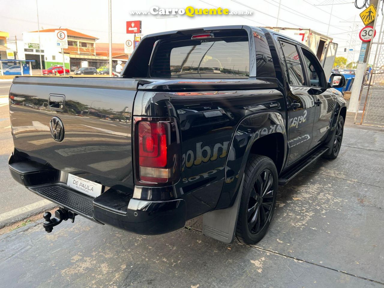 VOLKSWAGEN   AMAROK EXTREME CD 3.0 4X4 TB DIES. AUT.   PRETO 2019 3.0 DIESEL - Loja