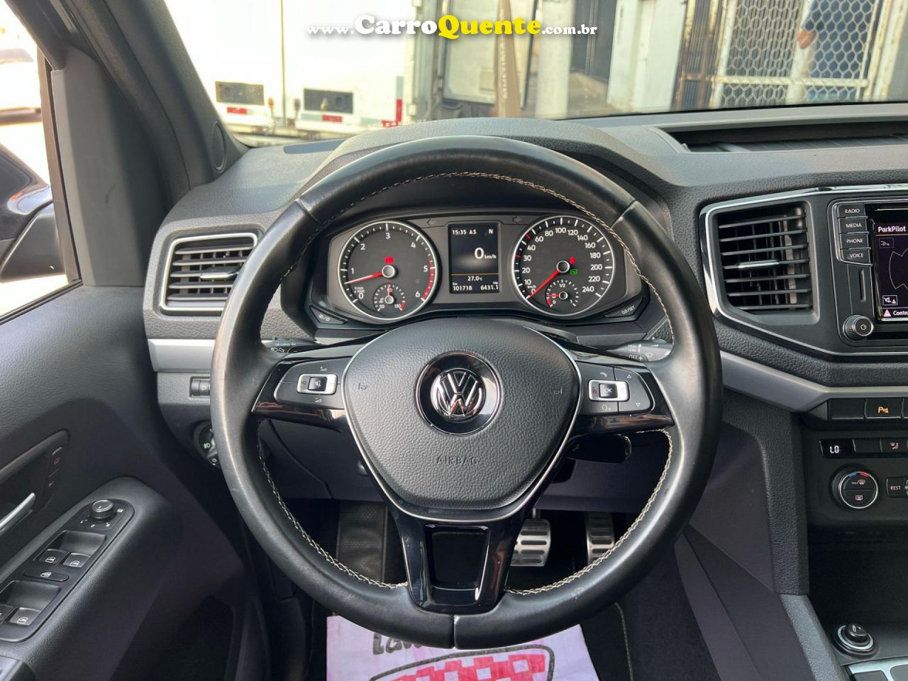 VOLKSWAGEN   AMAROK EXTREME CD 3.0 4X4 TB DIES. AUT.   PRETO 2019 3.0 DIESEL - Loja