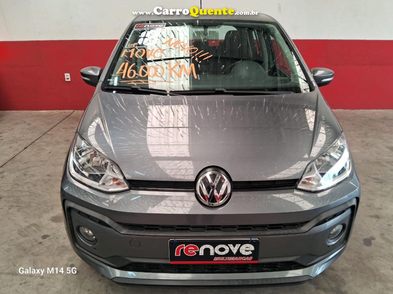 VOLKSWAGEN   UP! MOVE 1.0 TOTAL FLEX 12V 5P   CINZA 2018 1.0 FLEX - Loja