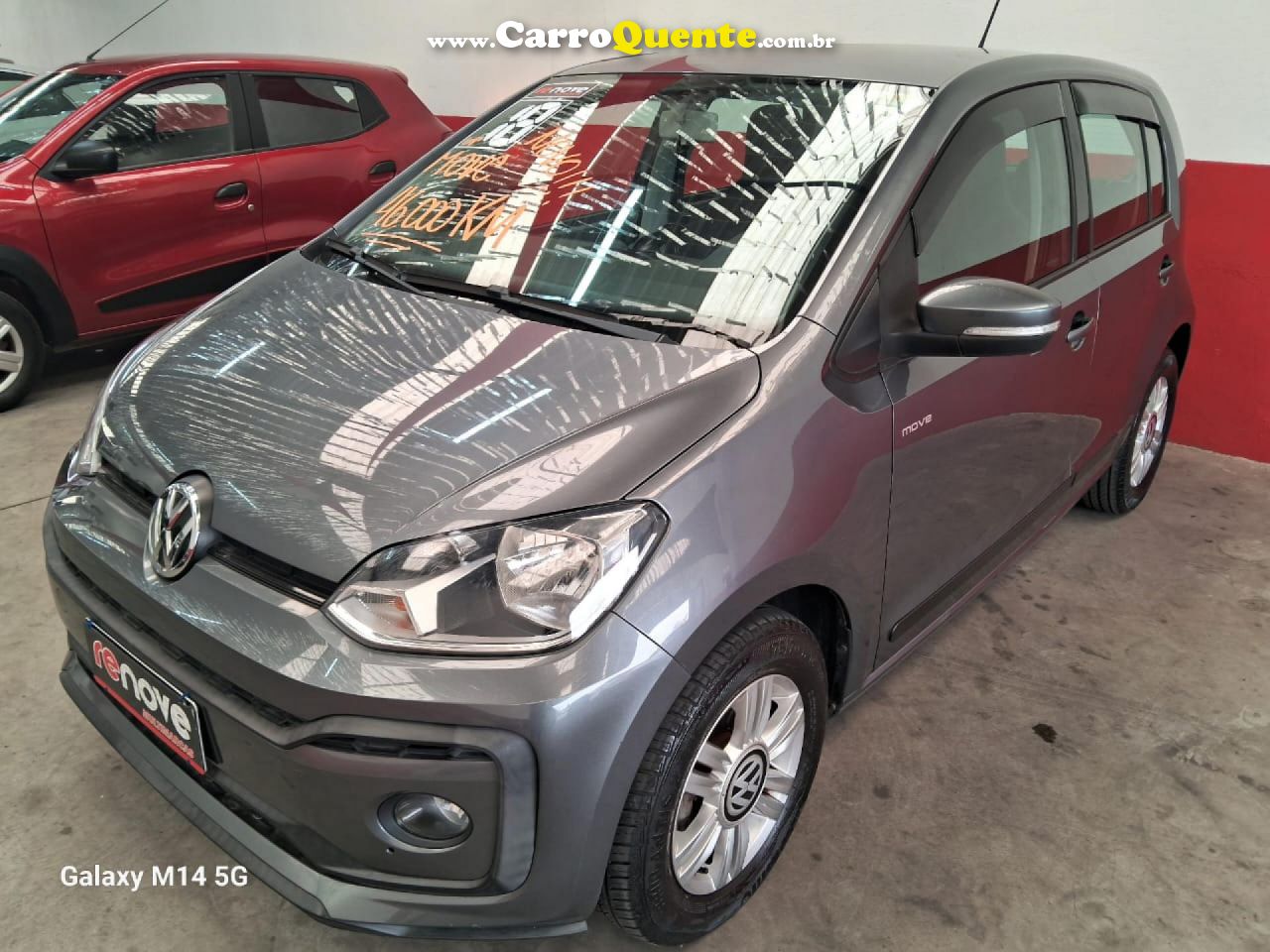 VOLKSWAGEN   UP! MOVE 1.0 TOTAL FLEX 12V 5P   CINZA 2018 1.0 FLEX - Loja