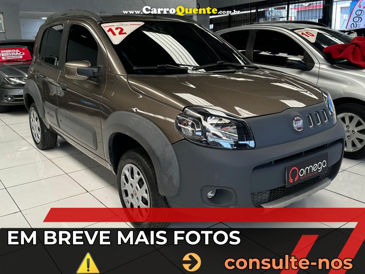 FIAT   UNO WAY 1.0 EVO FIRE FLEX 8V 5P   CINZA 2012 1.0 FLEX - Loja