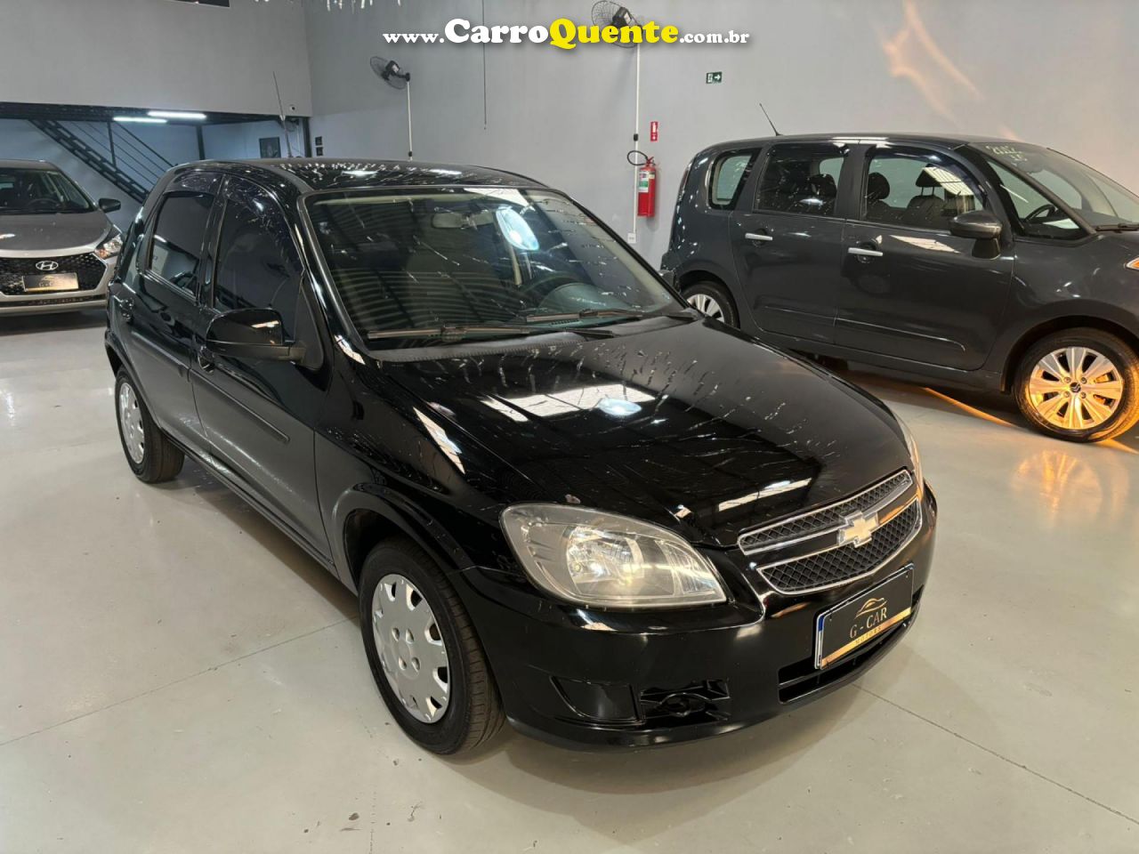 CHEVROLET   CELTA SPIRIT LT 1.0 MPFI 8V FLEXP. 5P   PRETO 2014 1.0 FLEX - Loja