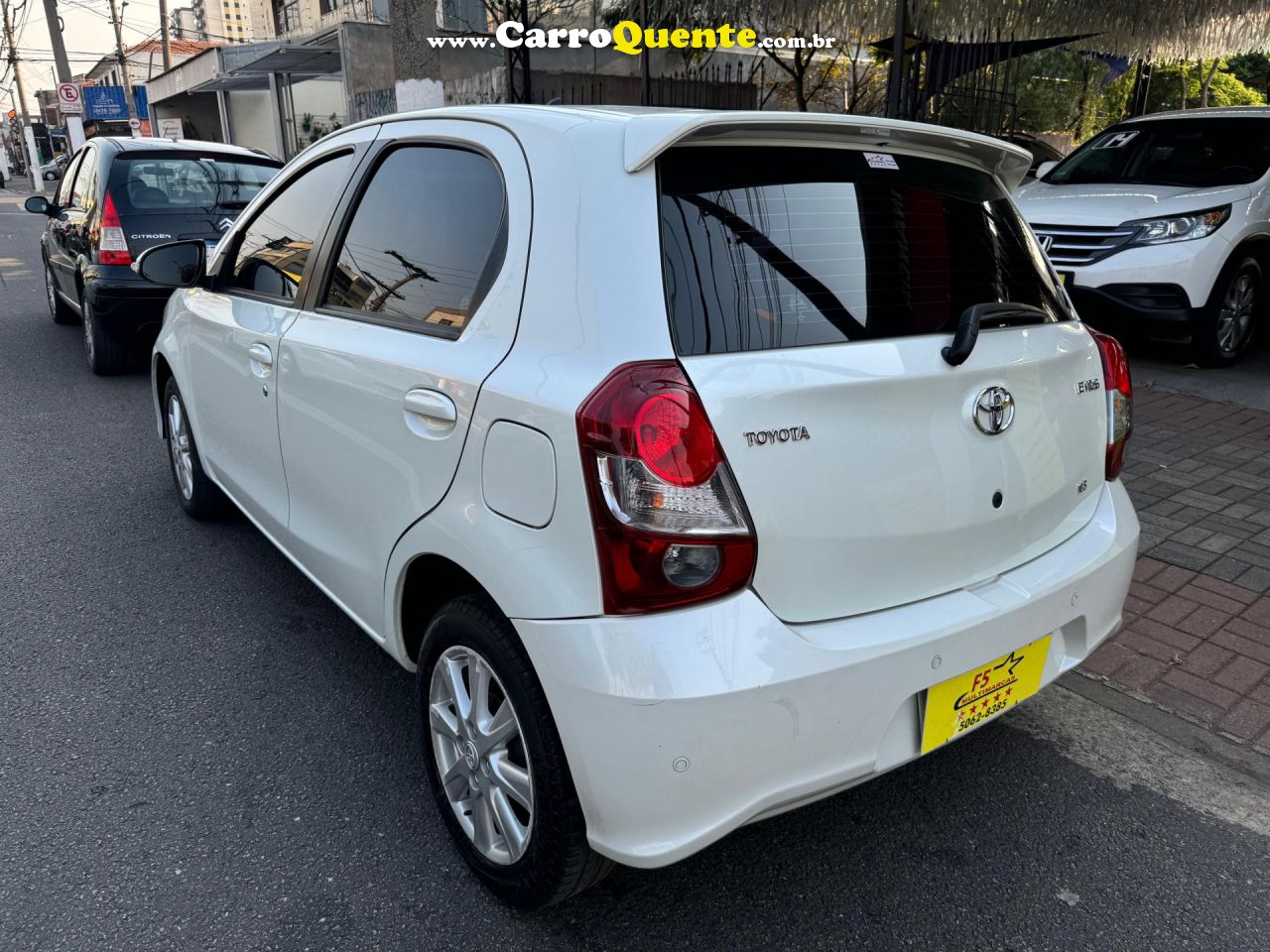 TOYOTA   ETIOS X PLUS 1.5 FLEX 16V 5P AUT.   BRANCO 2019 1.5 FLEX - Loja