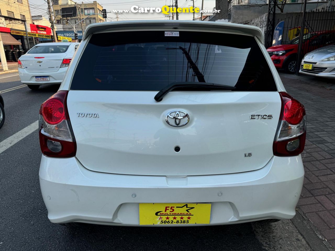 TOYOTA   ETIOS X PLUS 1.5 FLEX 16V 5P AUT.   BRANCO 2019 1.5 FLEX - Loja