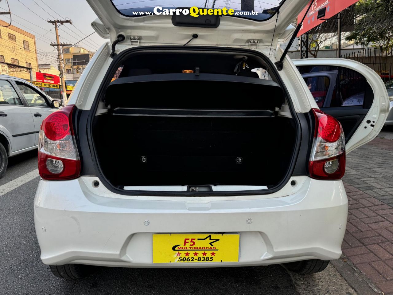 TOYOTA   ETIOS X PLUS 1.5 FLEX 16V 5P AUT.   BRANCO 2019 1.5 FLEX - Loja